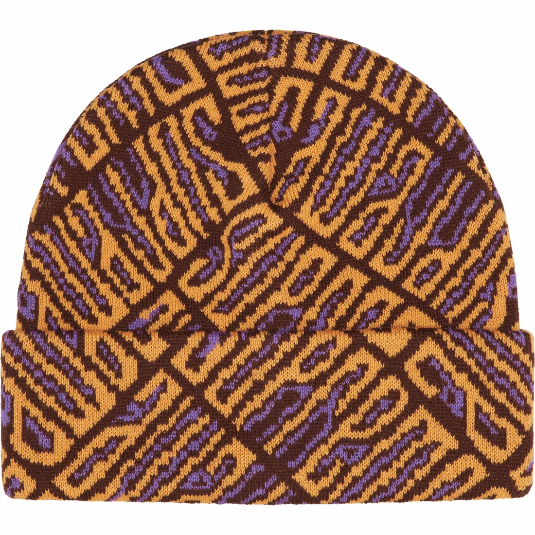 Supreme Funk Spellout Beanie (FW24) - Orange - $40