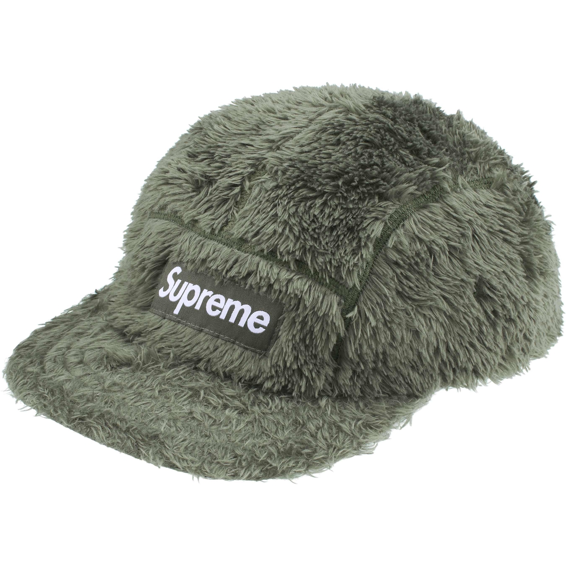 Supreme Fuzzy Camp Cap (FW24) - Moss - $54