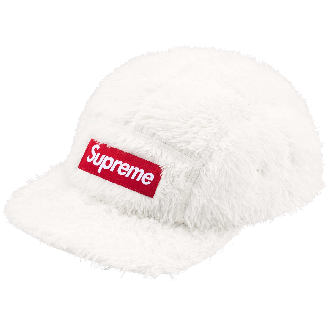 Supreme Fuzzy Camp Cap (FW24) - White - $54