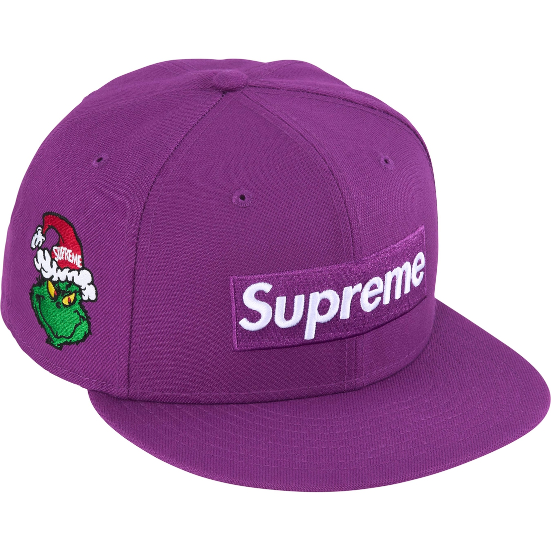 Supreme Grinch Box Logo New Era (FW24) - Purple - $58
