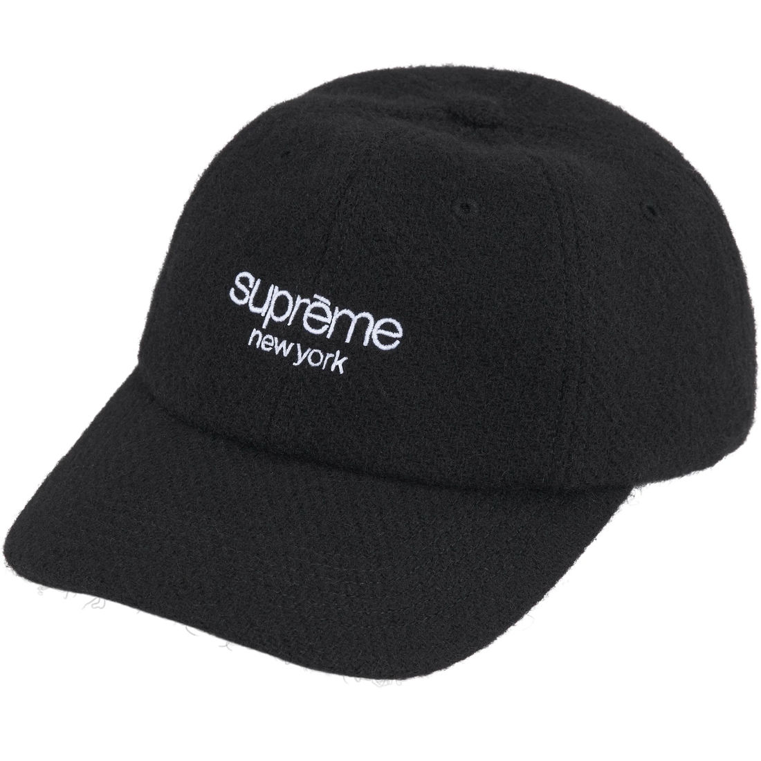 Supreme Harris Tweed 6-Panel (FW24) - Black - $58