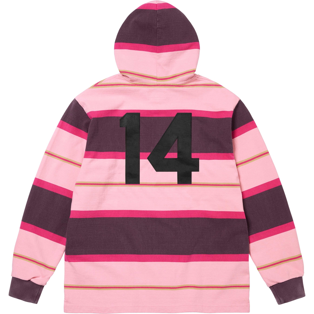 Supreme Hooded Rugby (FW24) - Dark Purple - $148