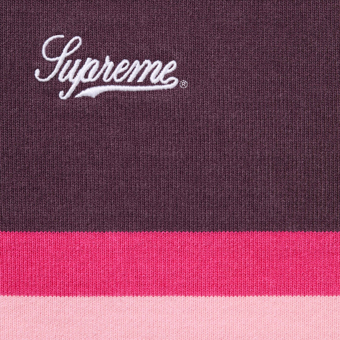 Supreme Hooded Rugby (FW24) - Dark Purple - $148