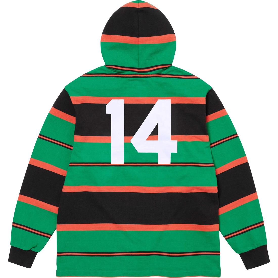 Supreme Hooded Rugby (FW24) - Green - $148