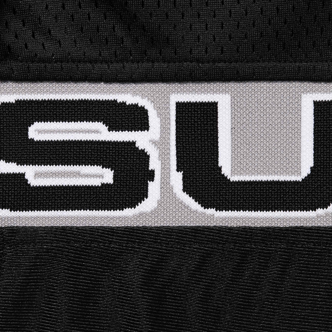 Supreme Jacquard Rib Football Jersey (FW24) - Black - $118