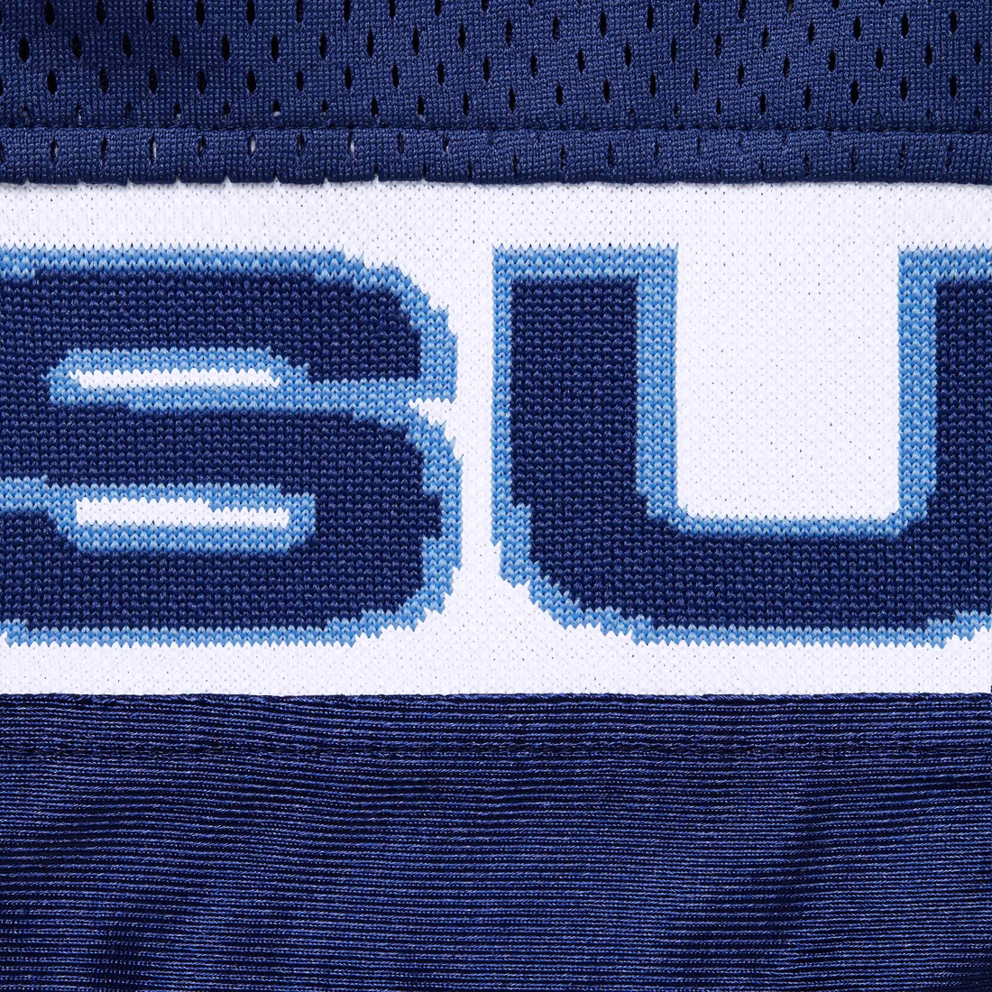 Supreme Jacquard Rib Football Jersey (FW24) - Navy - $118