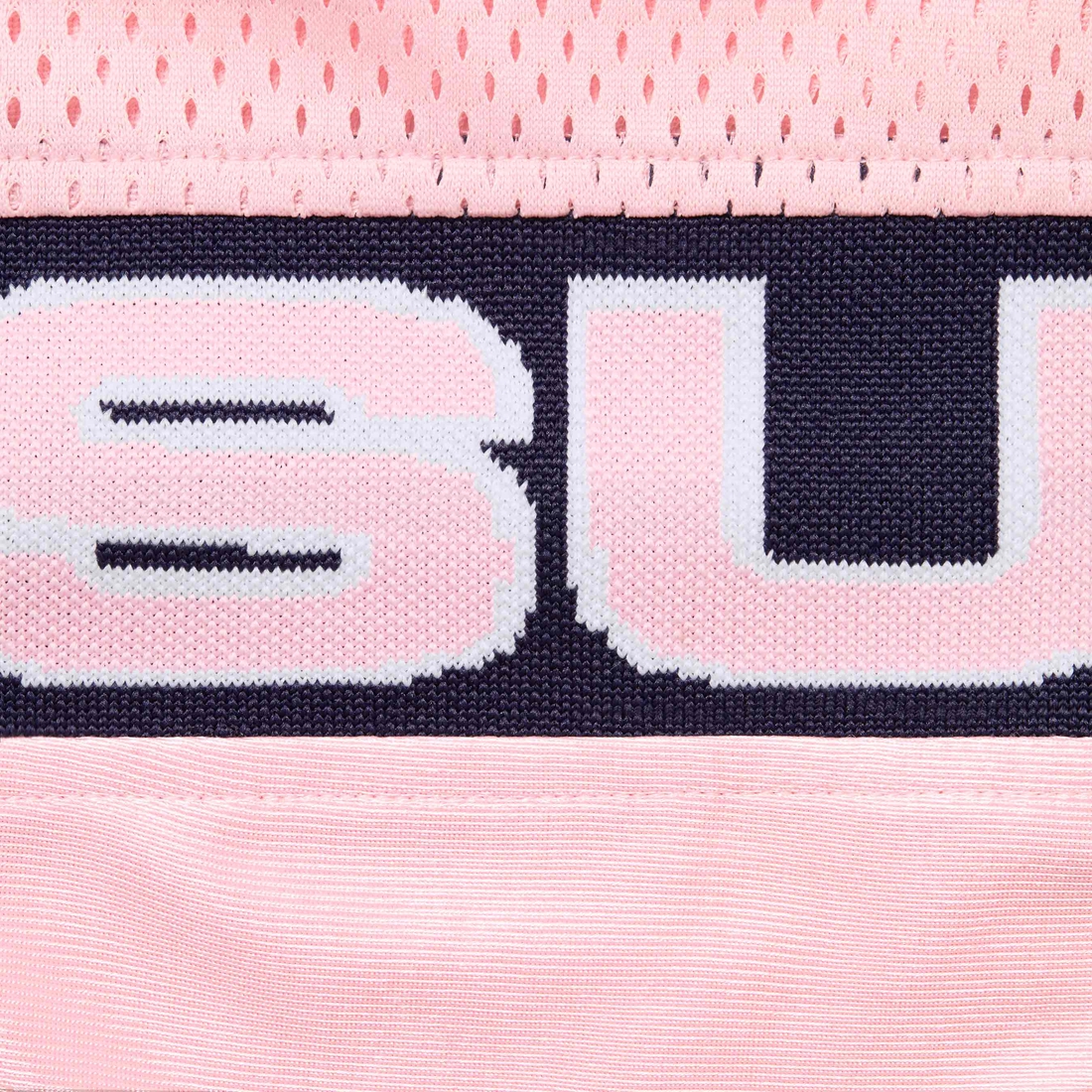 Supreme Jacquard Rib Football Jersey (FW24) - Pink - $118