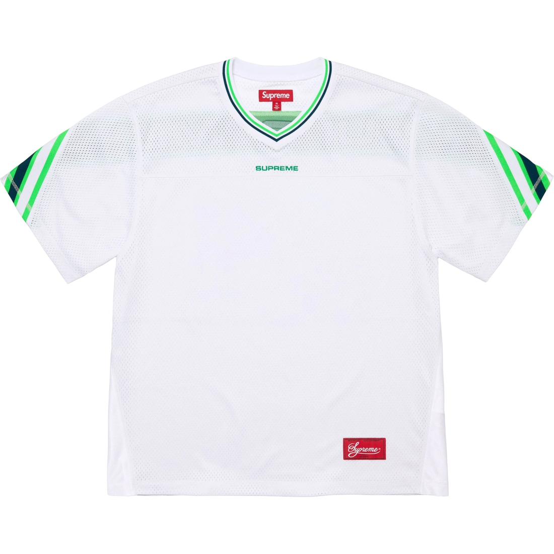 Supreme Jacquard Rib Football Jersey (FW24) - White - $118