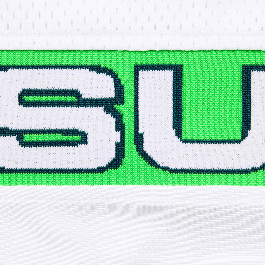Supreme Jacquard Rib Football Jersey (FW24) - White - $118