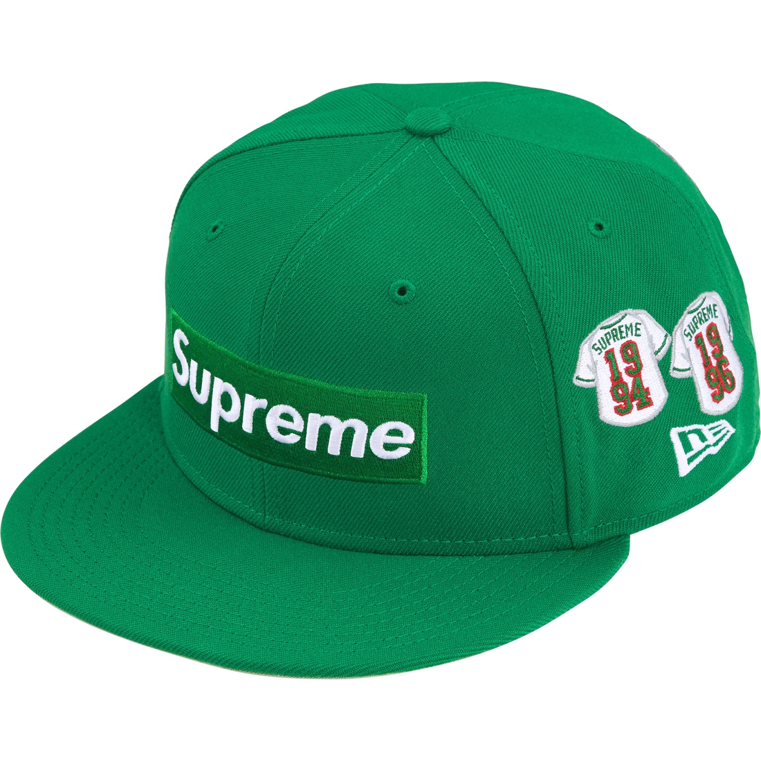Supreme Jerseys Box Logo New Era (FW24) - Green - $54