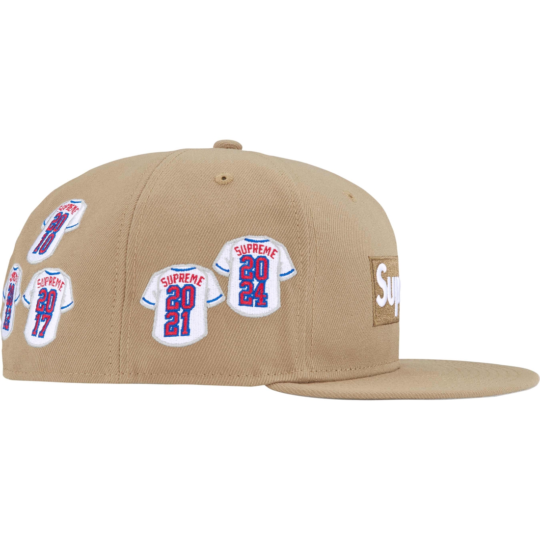 Supreme Jerseys Box Logo New Era (FW24) - Khaki - $54