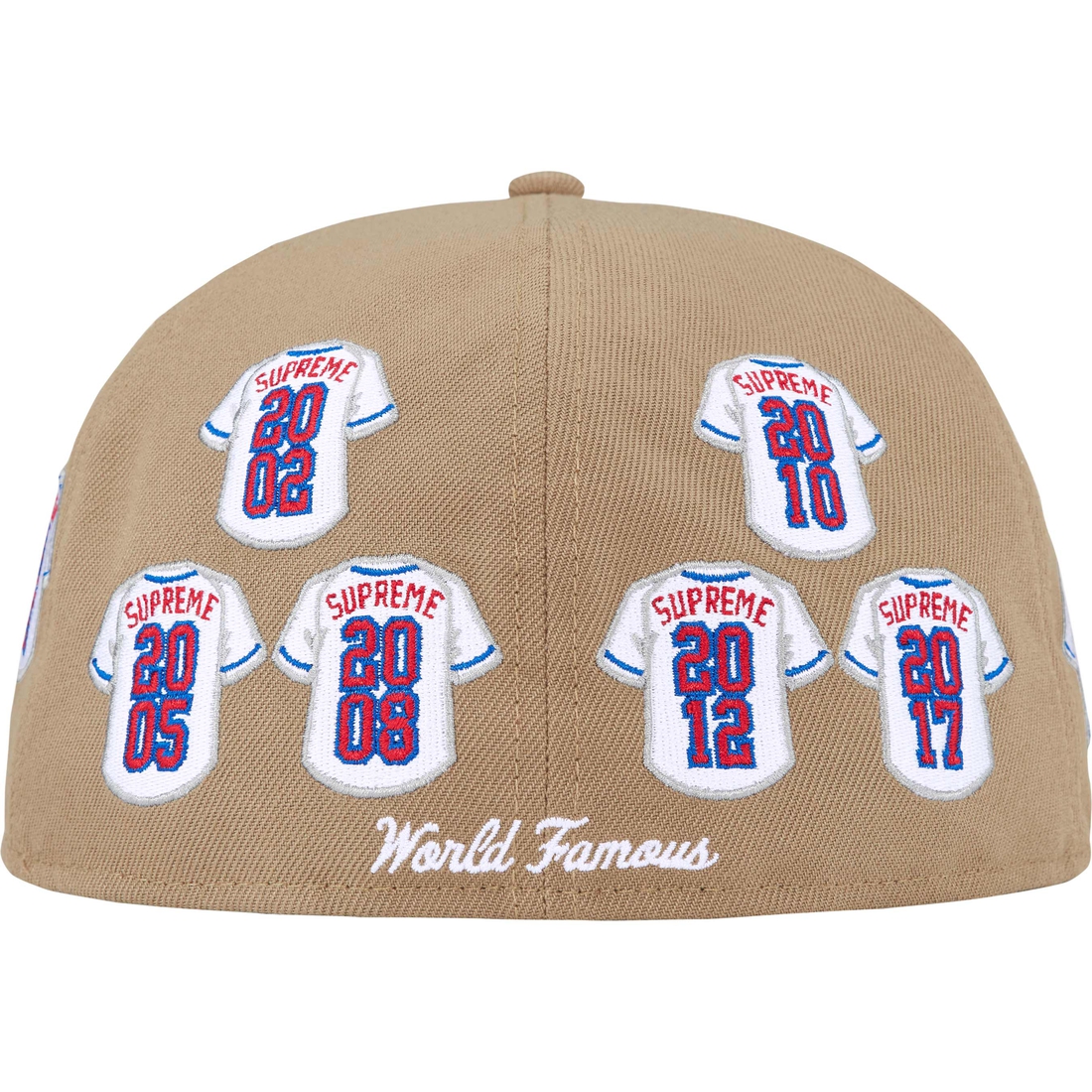 Supreme Jerseys Box Logo New Era (FW24) - Khaki - $54
