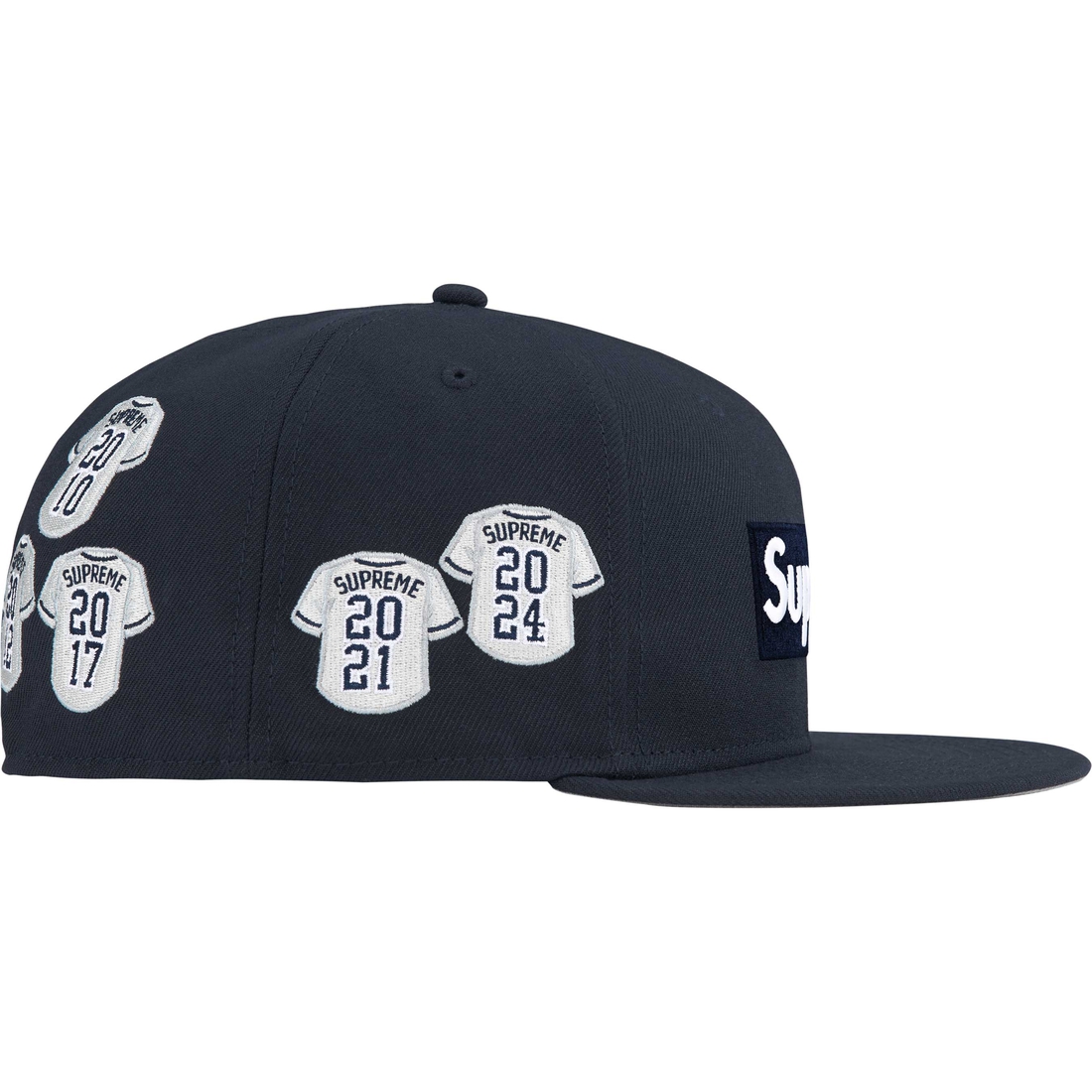 Supreme Jerseys Box Logo New Era (FW24) - Navy - $54