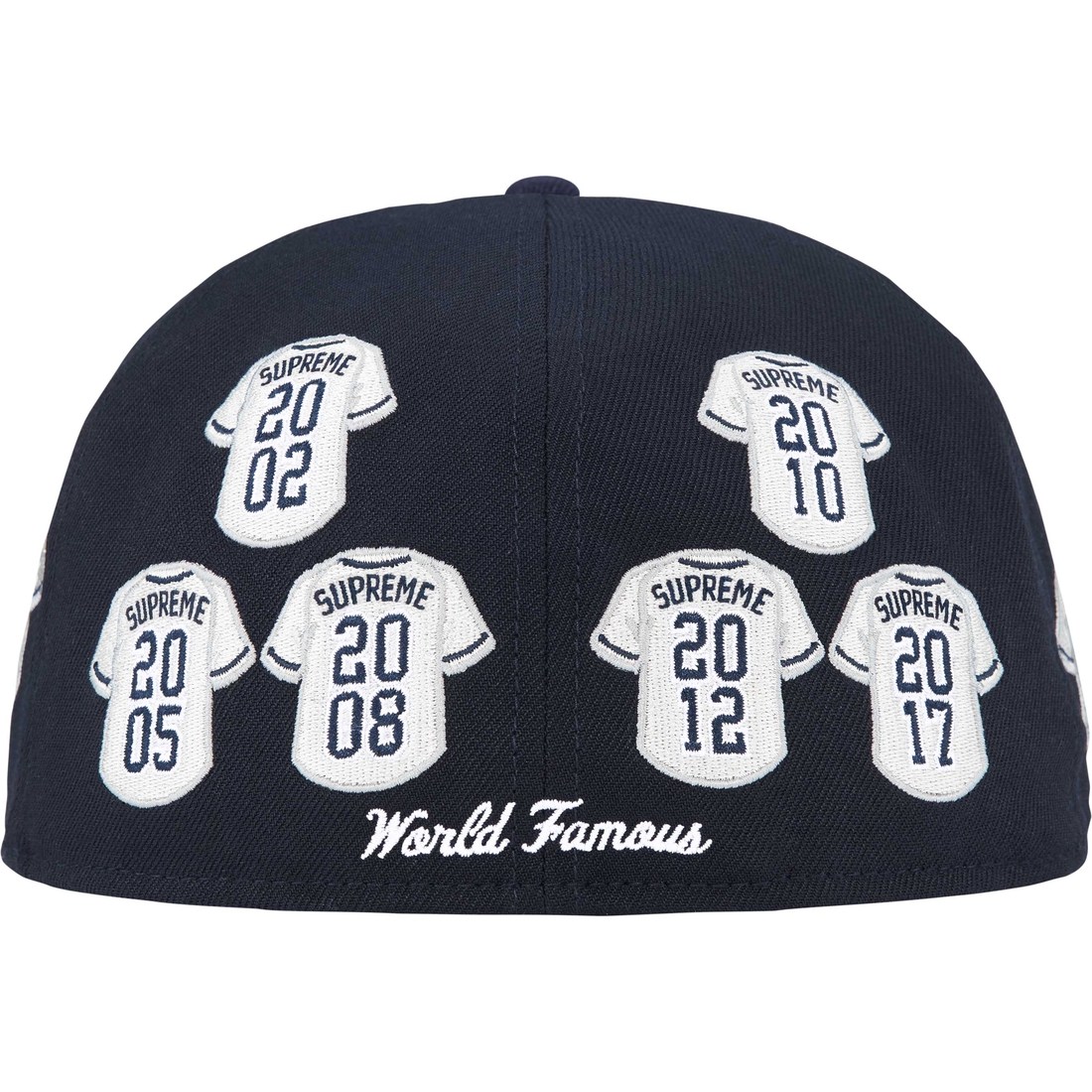 Supreme Jerseys Box Logo New Era (FW24) - Navy - $54