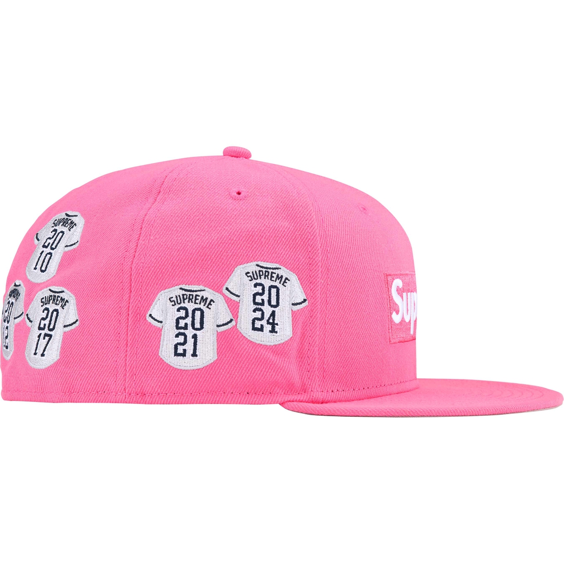 Supreme Jerseys Box Logo New Era (FW24) - Pink - $54