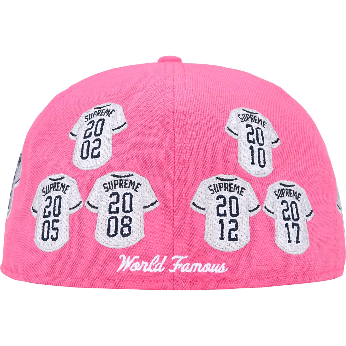 Supreme Jerseys Box Logo New Era (FW24) - Pink - $54