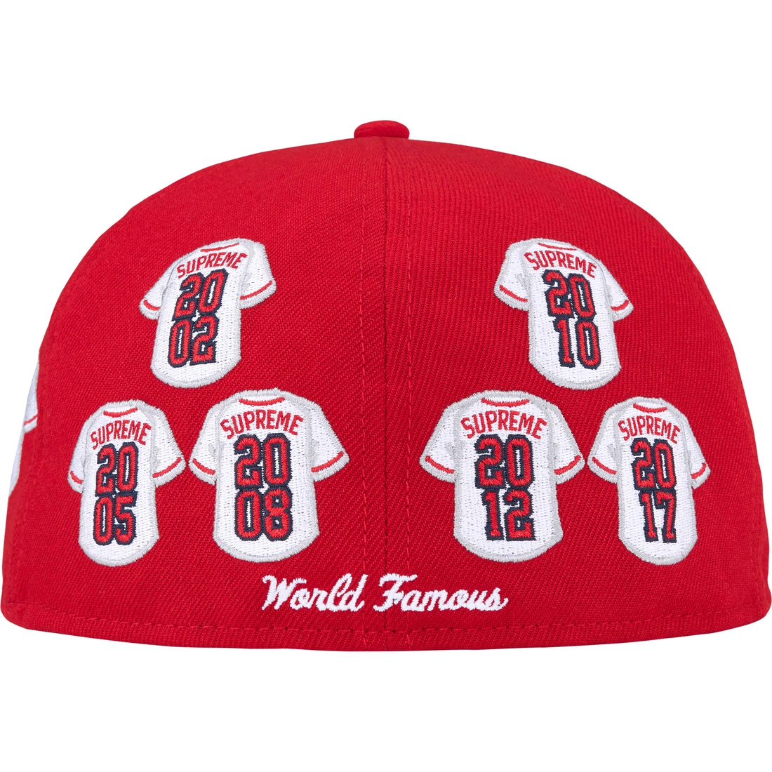 Supreme Jerseys Box Logo New Era (FW24) - Red - $54