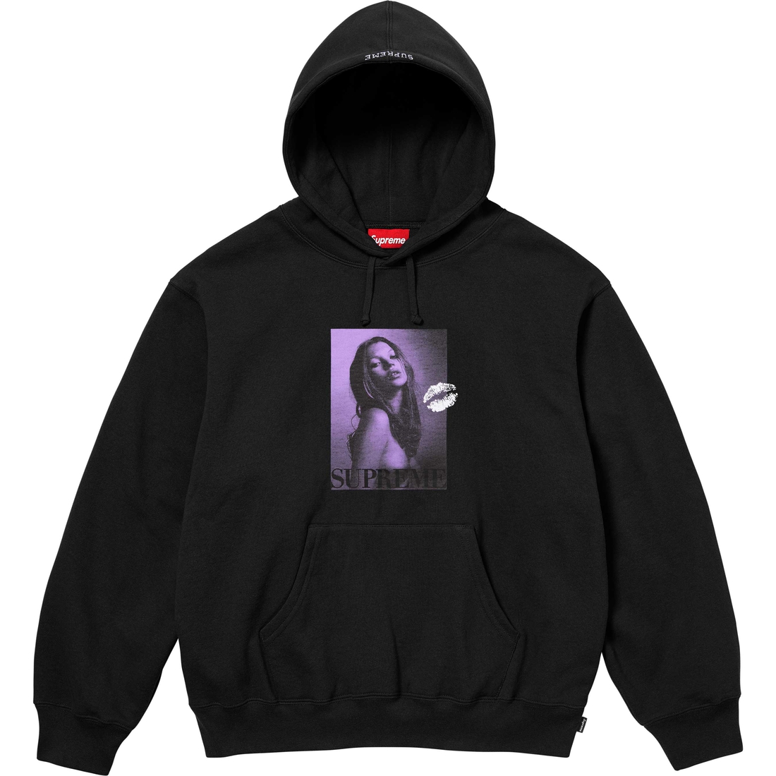Supreme Kate Moss Hooded Sweatshirt (FW24) - Black - $178