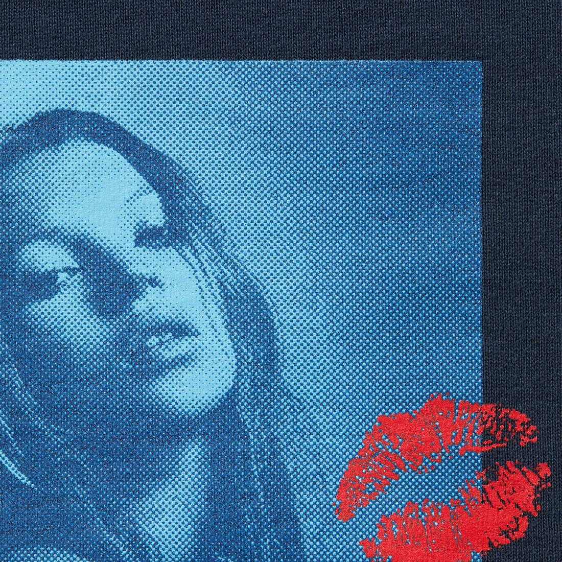 Supreme Kate Moss Hooded Sweatshirt (FW24) - Navy - $178