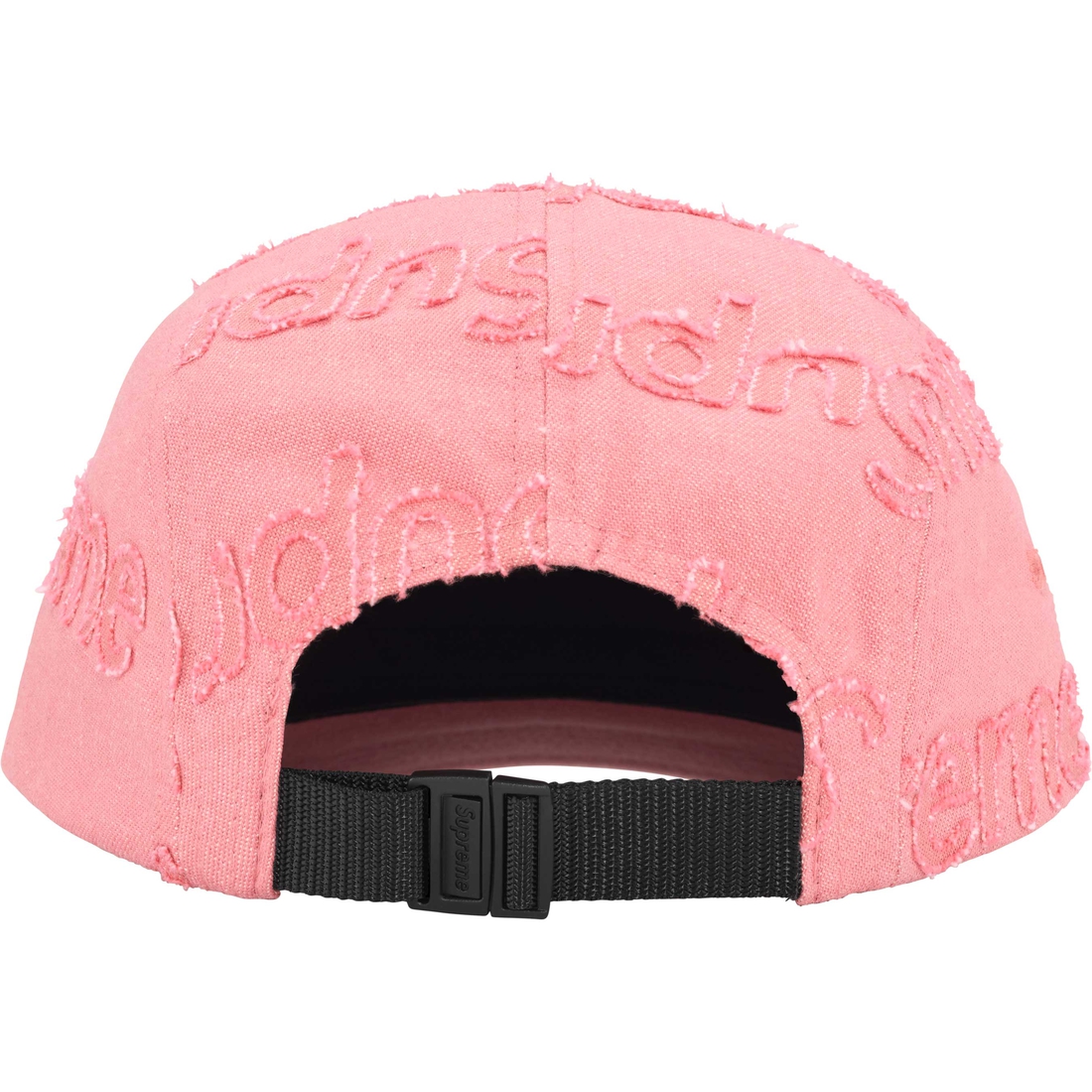 Supreme Lasered Denim Camp Cap (FW24) - Pink - $58