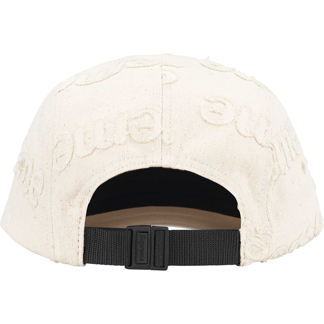 Supreme Lasered Denim Camp Cap (FW24) - White - $58