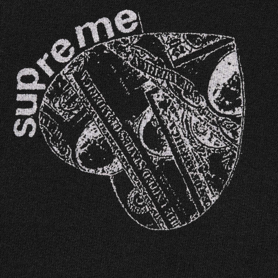 Supreme Love Cash Hooded Sweatshirt (FW24) - Black - $168