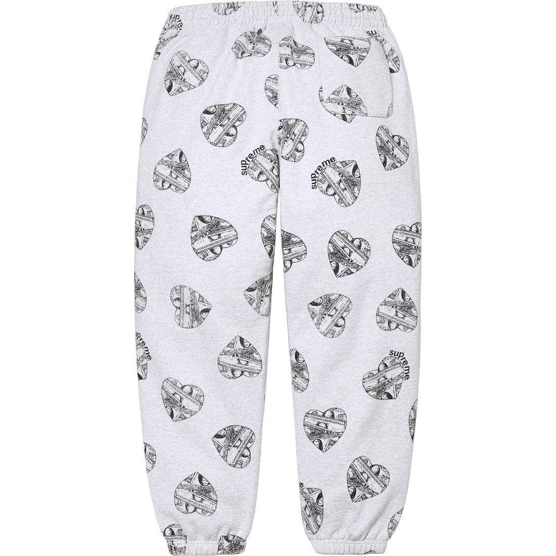 Supreme Love Cash Sweatpant (FW24) - Ash Grey - $168