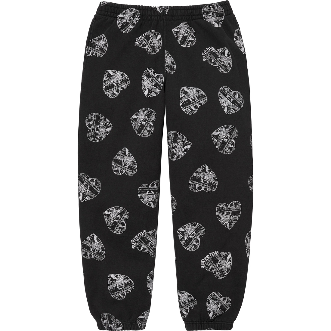Supreme Love Cash Sweatpant (FW24) - Black - $168