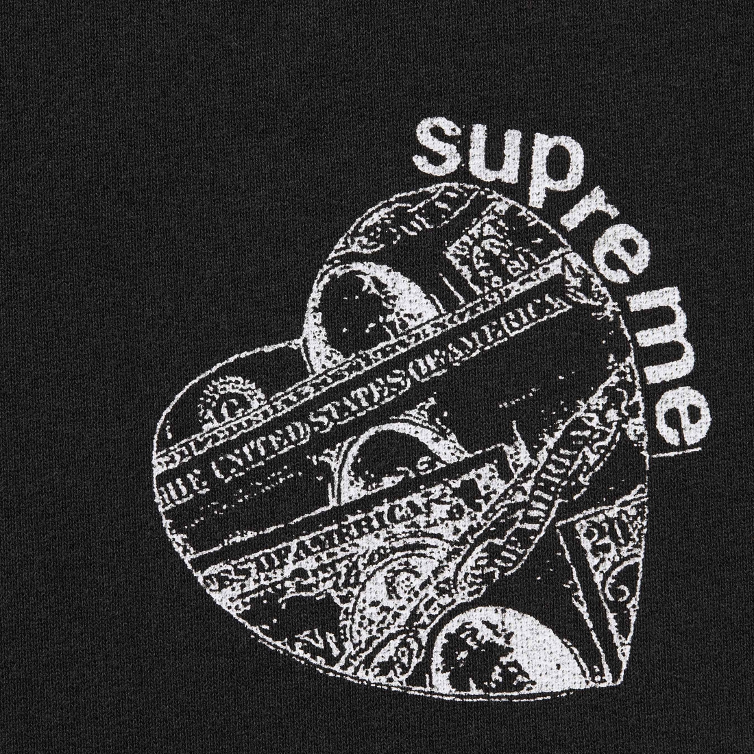 Supreme Love Cash Sweatpant (FW24) - Black - $168