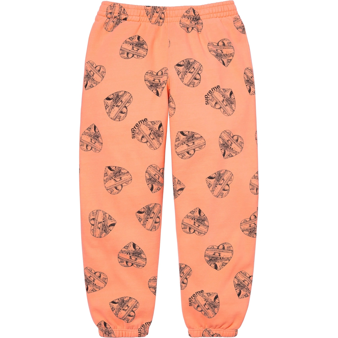 Supreme Love Cash Sweatpant (FW24) - Peach - $168