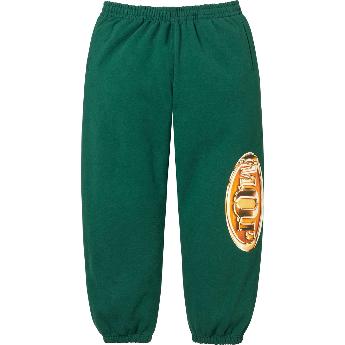 Supreme M.O.P. Sweatpant (FW24) - Dark Green - $168