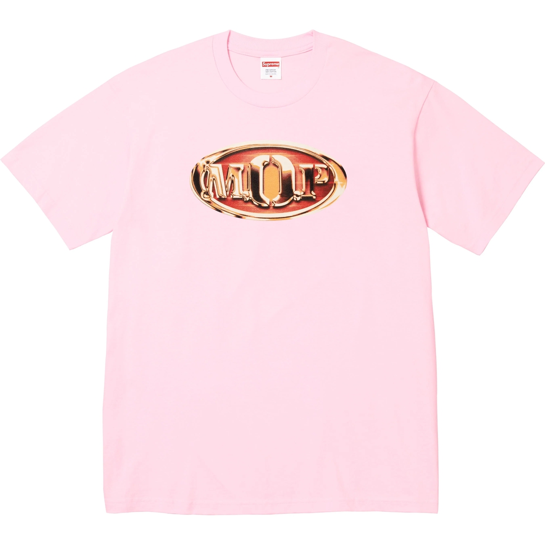 Supreme M.O.P. Tee (FW24) - Light Pink - $48