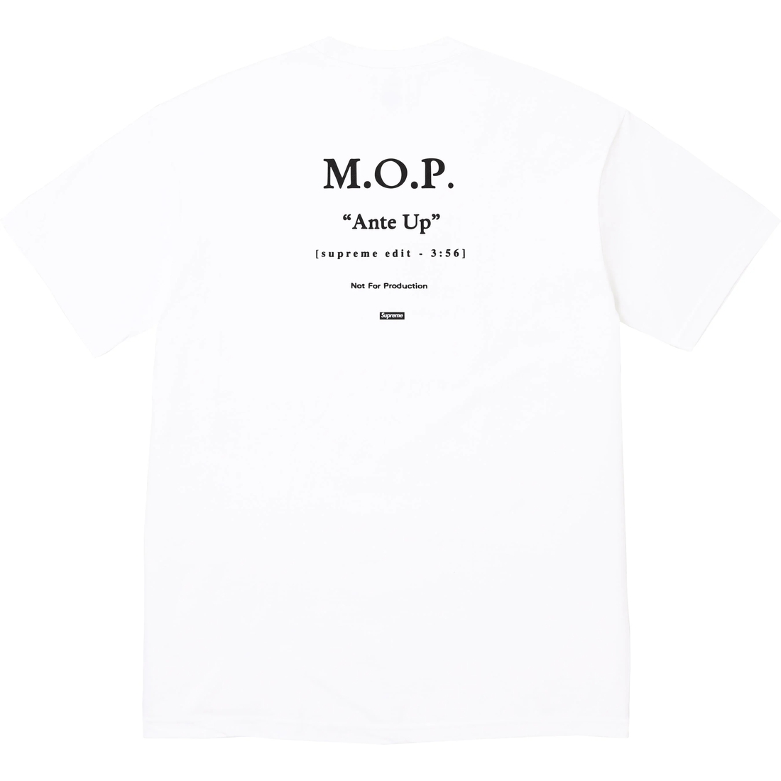 Supreme M.O.P. Tee (FW24) - White - $48