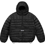 Supreme Micro Down Half Zip Hooded Pullover (FW24) - Black