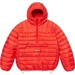 Supreme Micro Down Half Zip Hooded Pullover (FW24) - Dark Orange