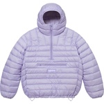 Supreme Micro Down Half Zip Hooded Pullover (FW24) - Lilac