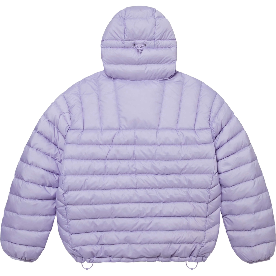 Supreme Micro Down Half Zip Hooded Pullover (FW24) - Lilac - $238