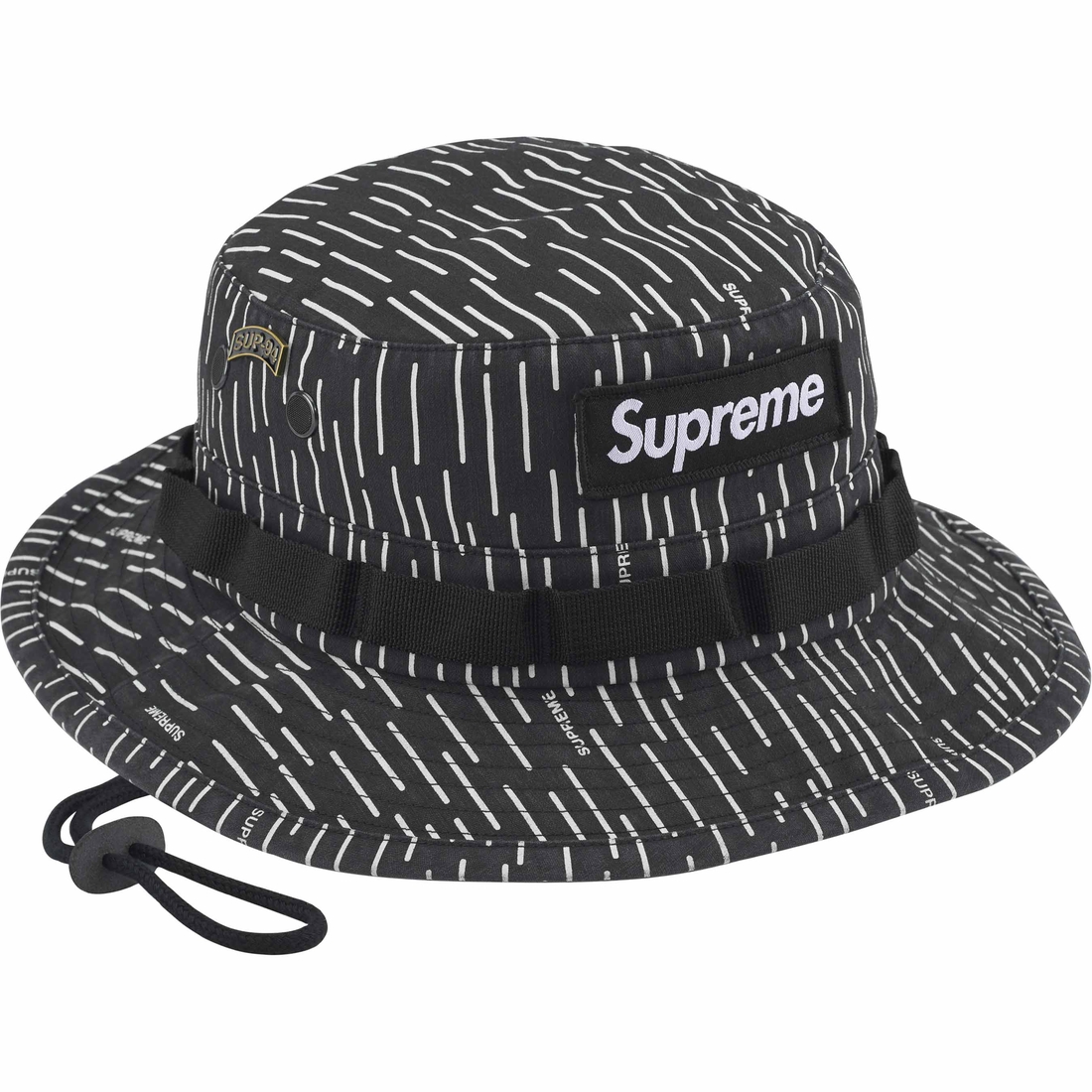 Supreme Military Boonie (FW24) - Black Raindrop - $60