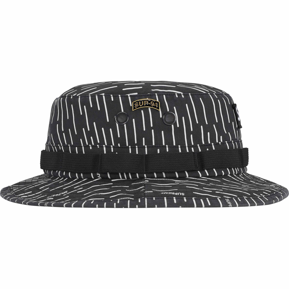 Supreme Military Boonie (FW24) - Black Raindrop - $60