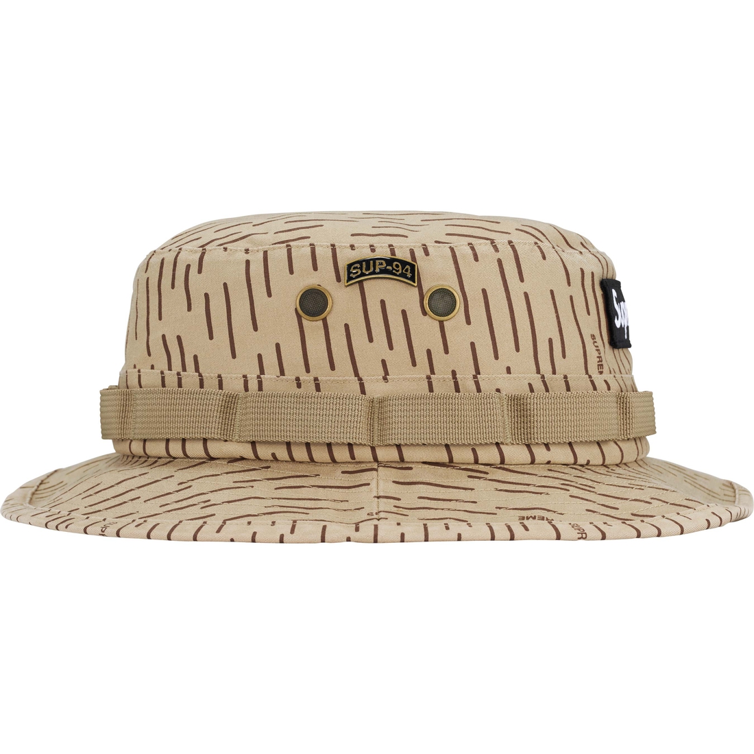 Supreme Military Boonie (FW24) - Tan Raindrop - $60