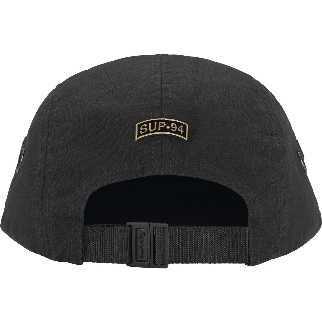 Supreme Military Camp Cap (FW24) - Black - $48