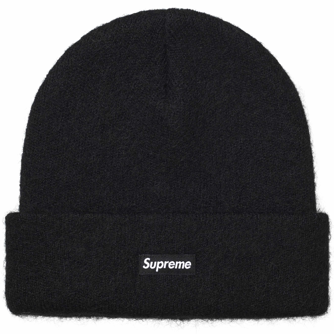 Supreme Mohair Beanie (FW24) - Black - $44