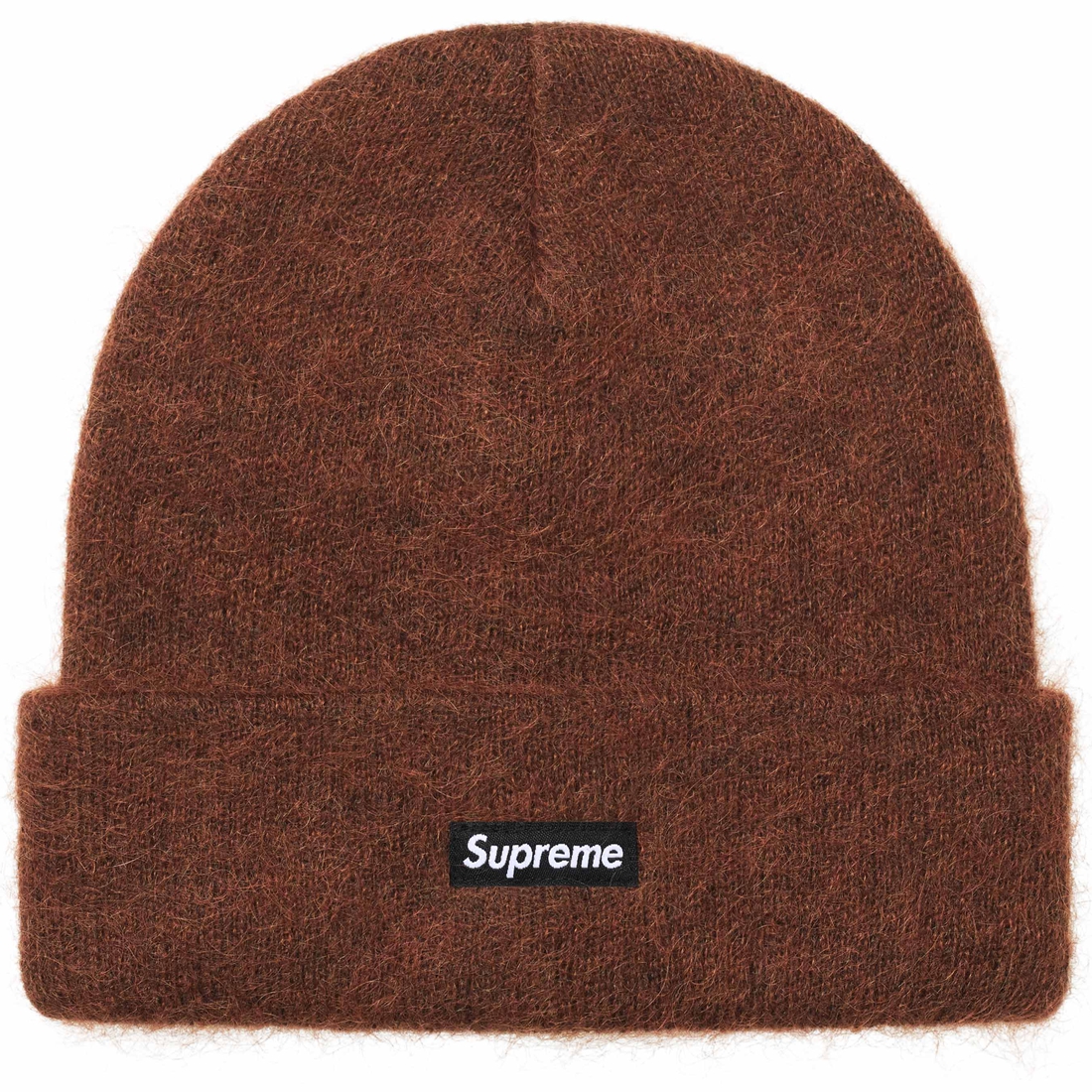 Supreme Mohair Beanie (FW24) - Dark Brown - $44