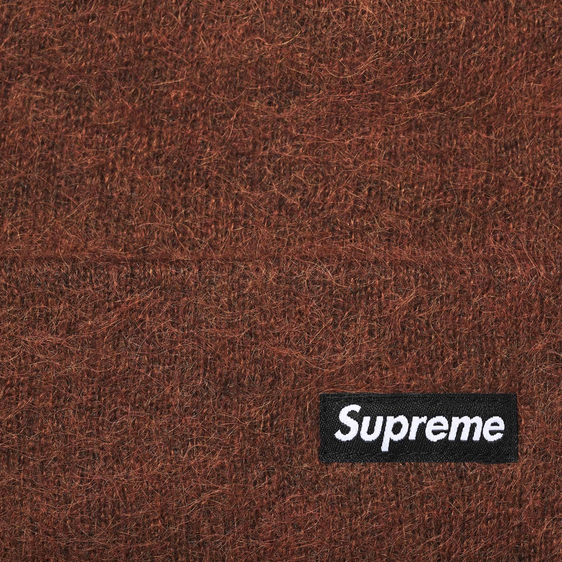 Supreme Mohair Beanie (FW24) - Dark Brown - $44