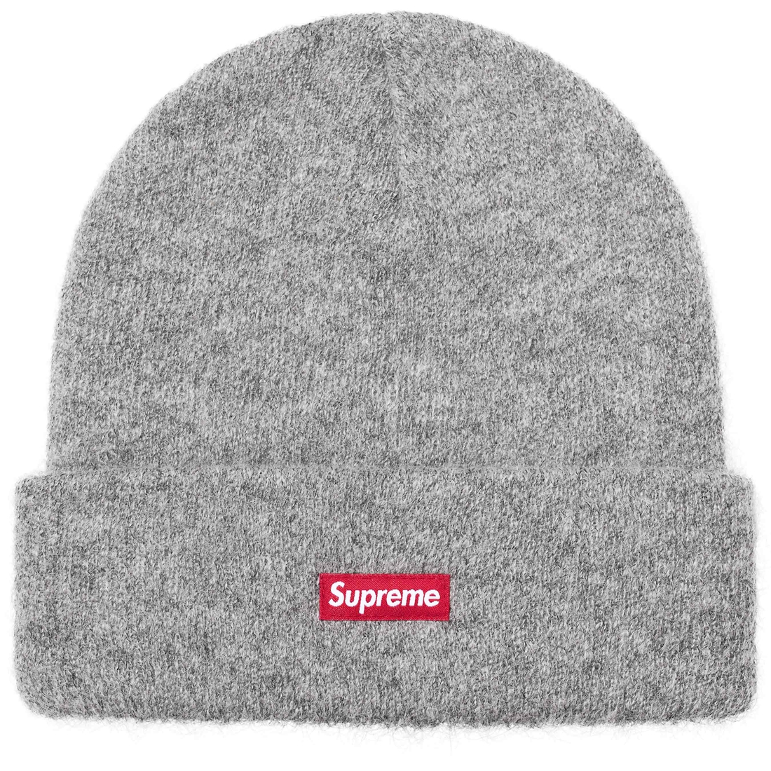 Supreme Mohair Beanie (FW24) - Heather Grey - $44