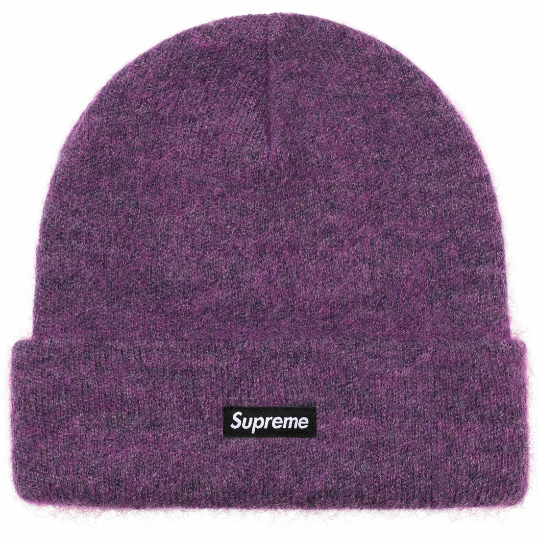 Supreme Mohair Beanie (FW24) - Plum - $44