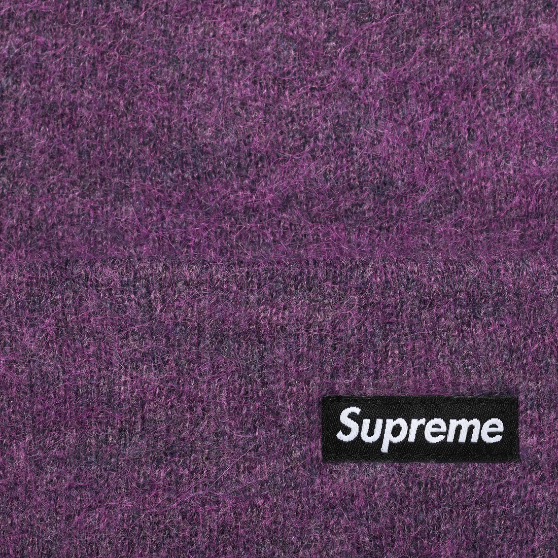 Supreme Mohair Beanie (FW24) - Plum - $44