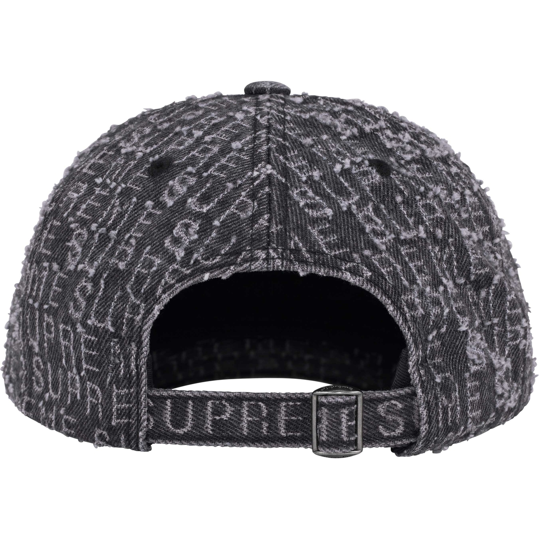 Supreme Needle Punch Denim 6-Panel (FW24) - Black - $54