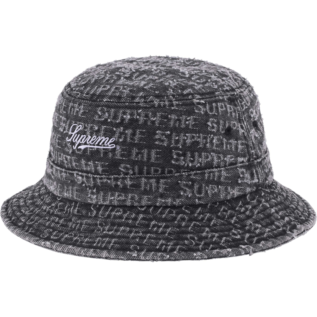 Supreme Needle Punch Denim Crusher (FW24) - Black - $58