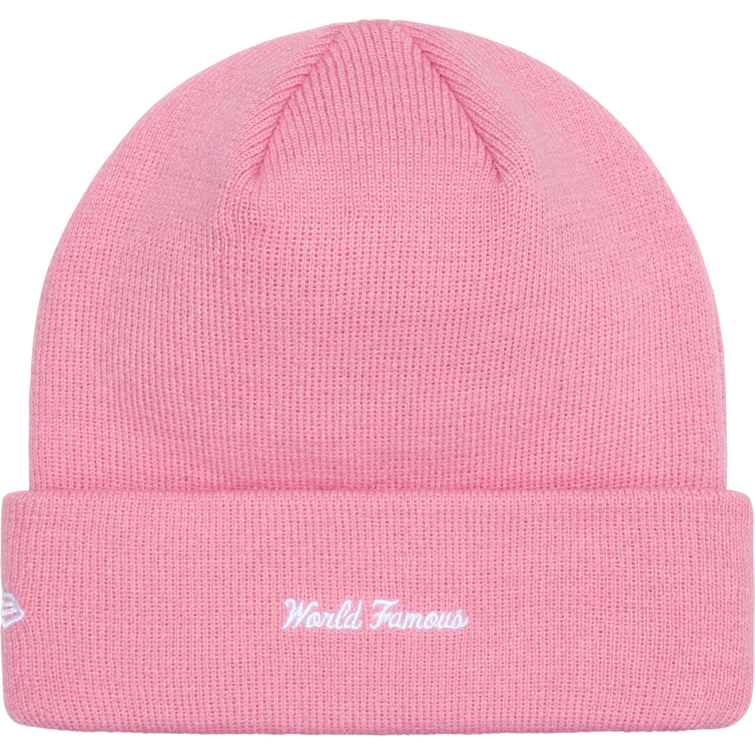 Supreme New Era Box Logo Beanie (FW24) - Dusty Pink - $44